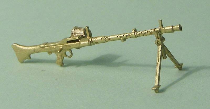 Miniworld 1/72 MG-34 machine gun with bipod