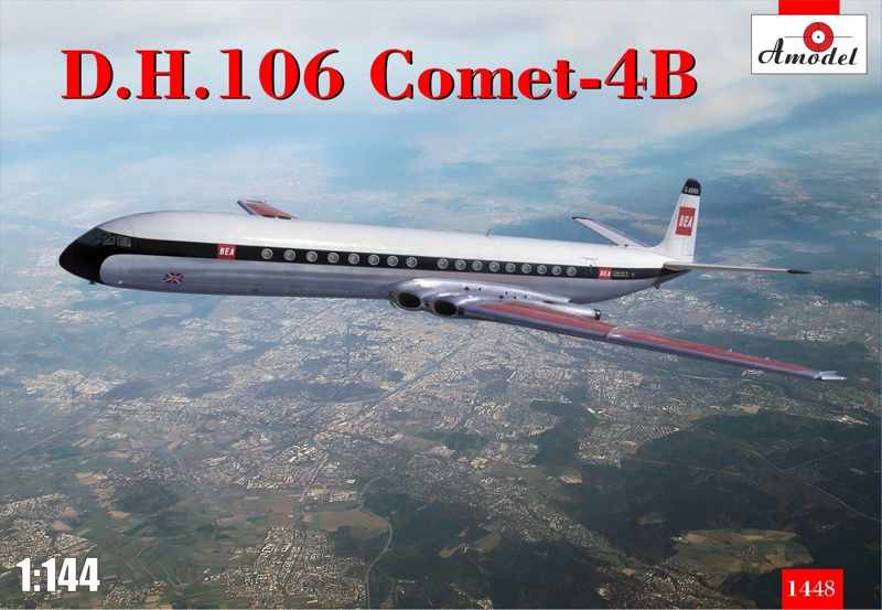 Amodel 1/144 De Havilland D.H. Comet 4B, commercial jetliner