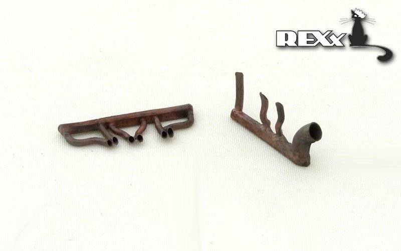 REXX metal exhaust pipes for 1/72 Polikarpov I-16 type 17/24/29