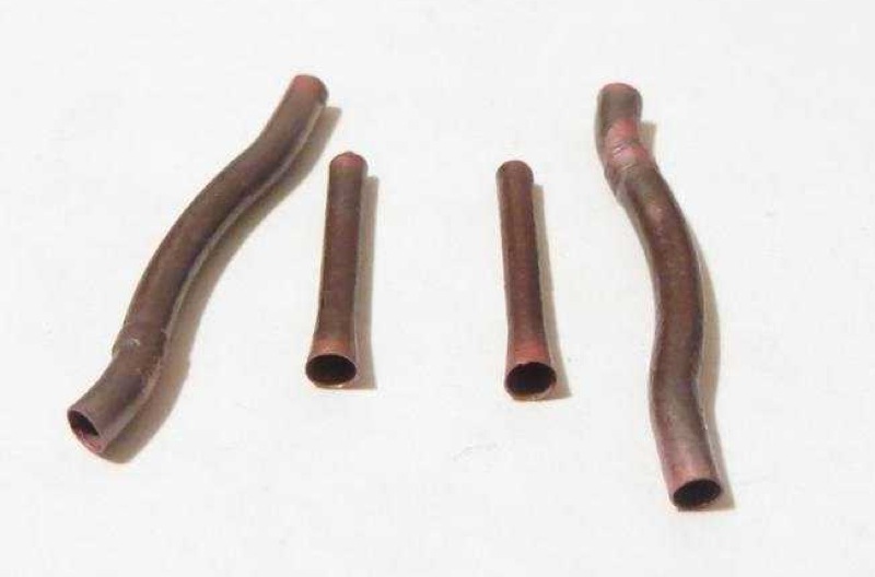 REXX metal exhaust pipes for 1/48 Gloster Gladiator