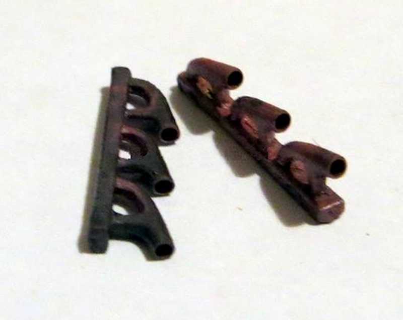 REXX metal exhaust pipes for 1/72 Lavochkin LaGG-3, series 29-35