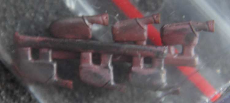 REXX metal exhaust pipes for 1/48 Hurricane Mk.II