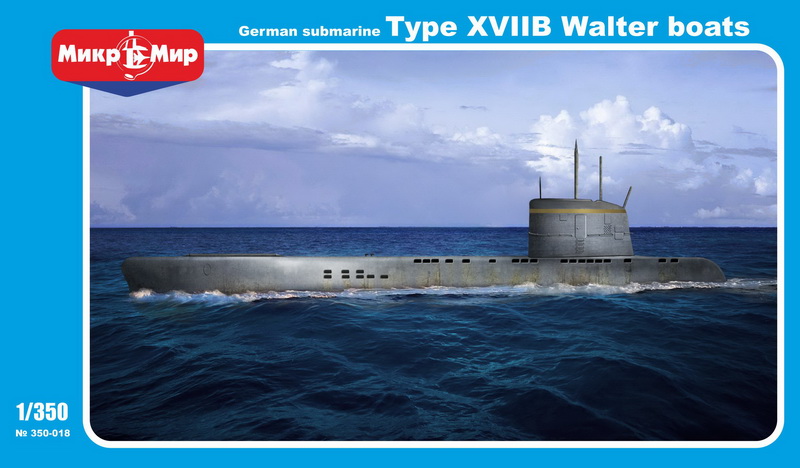 MikroMir 1/350 Type XVIIB, German coastal submarine