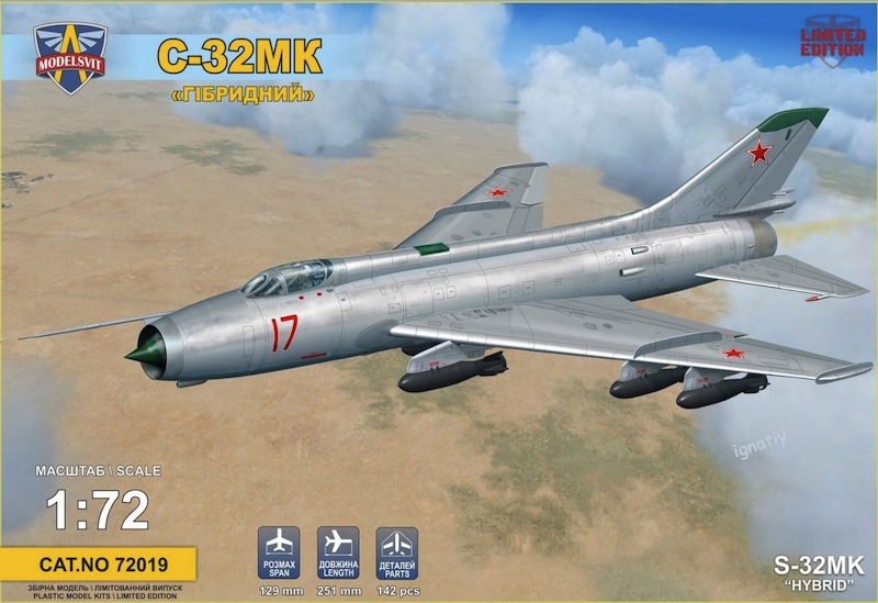 Modelsvit 1/72 Sukhoi S-32MK, Soviet jet fighter-bomber