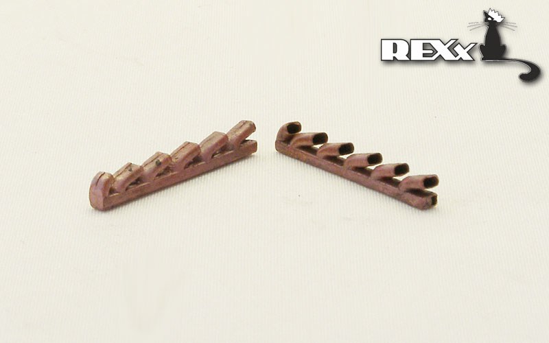 REXX metal exhaust pipes for 1/48 D4Y2 Judy
