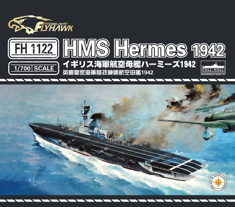 Flyhawk 1/700 HMS Hermes R12, WWII British aircraft carrier