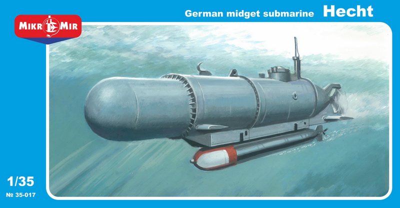 MikroMir 1/35 Hecht (Type XXVIIA), German WWII midget submarine