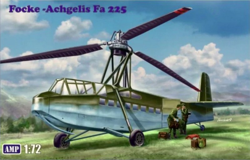 AMP 1/72 Focke-Achgelis Fa.225, German WWII assault glider