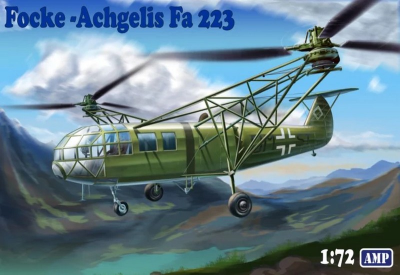 AMP 1/72 Focke-Achgelis Fa.223, German WWII helicopter