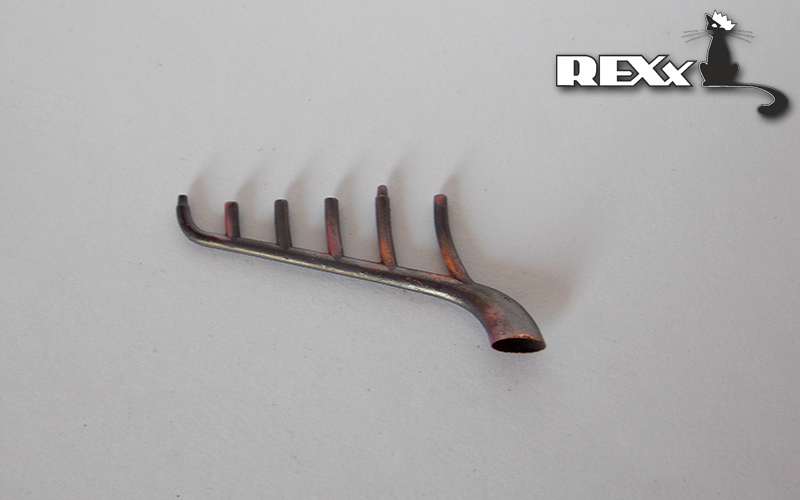 REXX metal exhaust pipes for 1/32 Albatros D.V