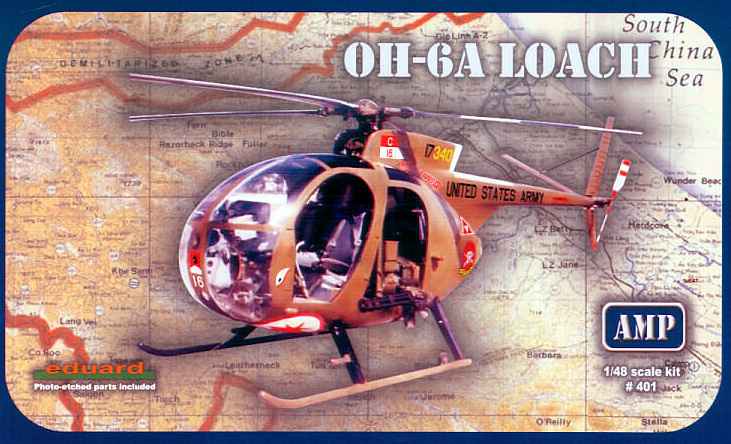 MikroMir 1/48 OH-6A Loach, light attack helicopter