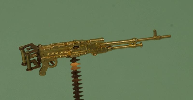 DSHK 1938 YEAR MACHINE GUN BRASS 1/72 MINI WORLD 7219 