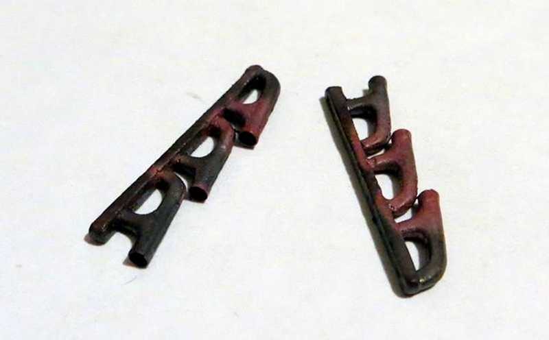 REXX metal exhaust pipes for 1/48 Lavochkin LaGG-3, series 29-35
