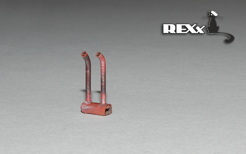 REXX metal exhaust pipes for 1/72 Panther A/F/D/G, German WWII tank