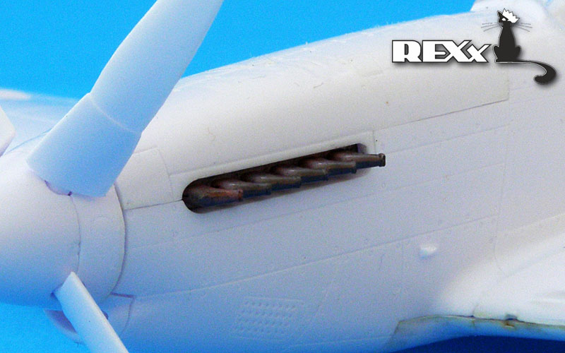REXX metal exhaust pipes for 1/48 North American P-51B/C Mustang