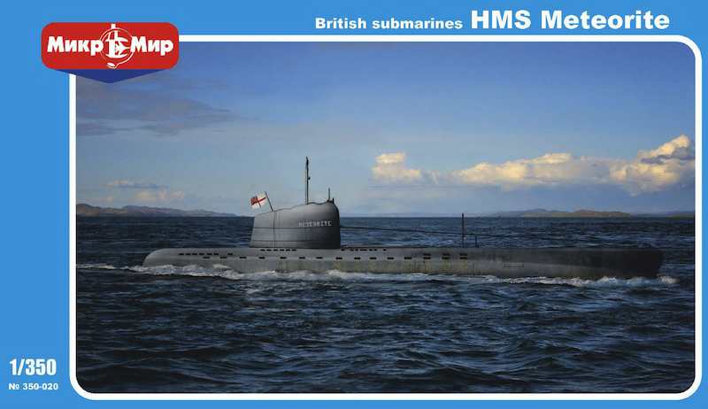 MikroMir 1/350 HMS Meteorite, British coastal submarine