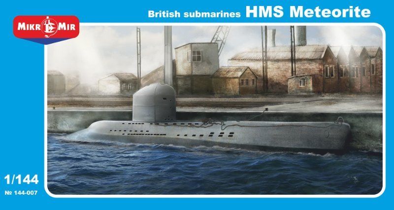 MikroMir 1/144 HMS Meteorite, British coastal submarine