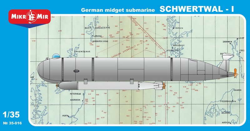 MikroMir 1/35 Schwertwal, German WWII midget submarine