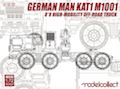 Modelcollect 1/72 German MAN KAT1M1001 8*8 HIGH-Mobility off-road truck