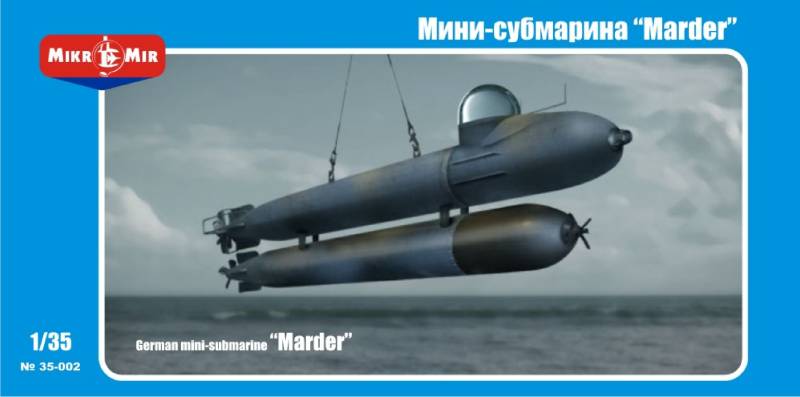 MikroMir 1/35 Marder, German human torpedo