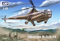 AMP 1/48 Sikorsky R-5/S-51  USAF rescue, American multi-role helicopter from World War II