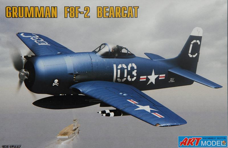 ArtModel 1/72 Grumman F8F-2 Bearcat, US fighter aircraft, Korean War
