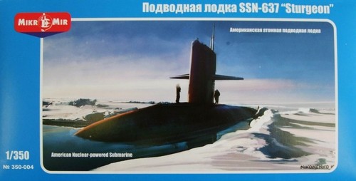 MikroMir 1/350 SSN-637 Sturgeon, U.S. nuclear submarine